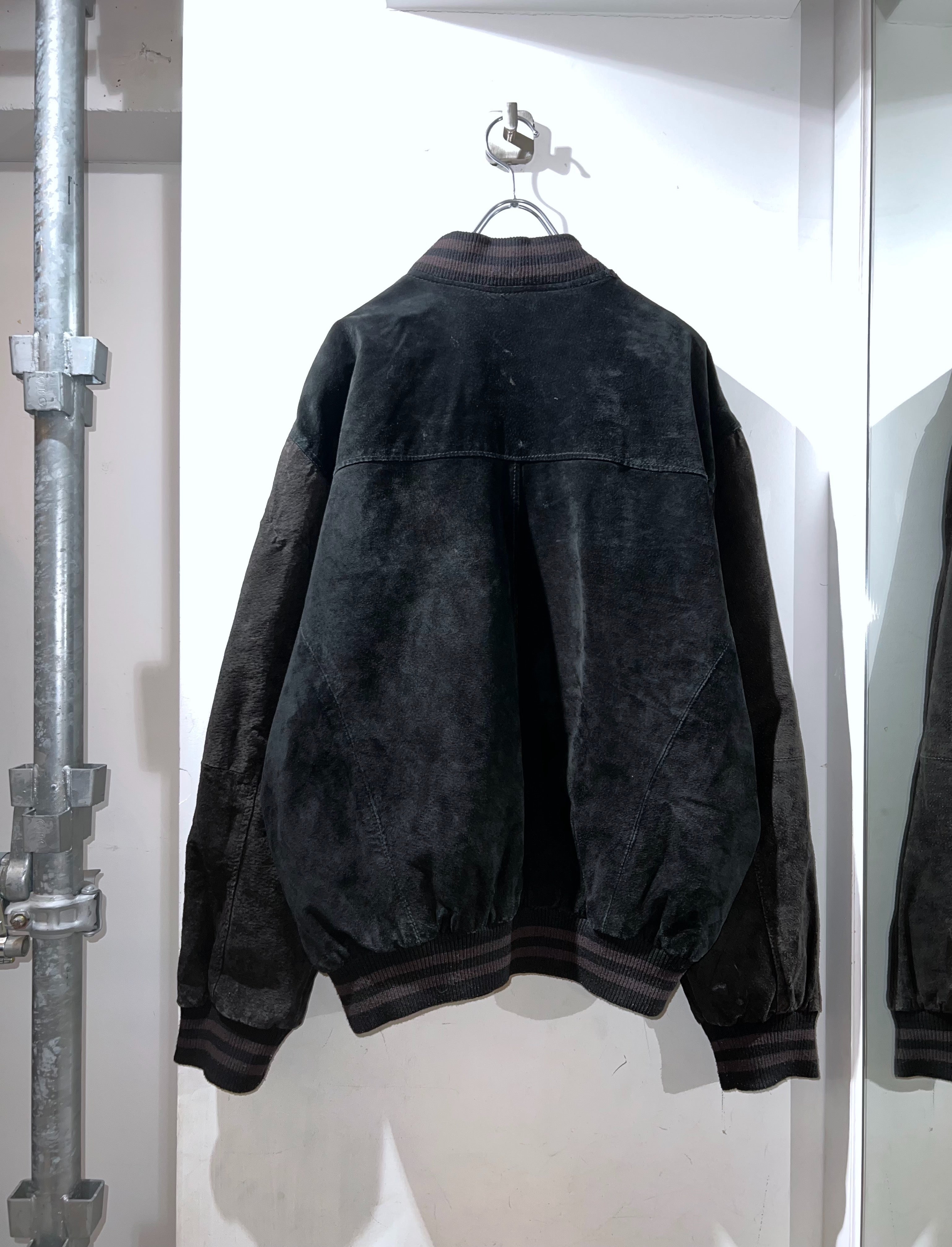 00's Vintage Suede Leather Zip-Up Blouson – BUSINESS AS USUAL