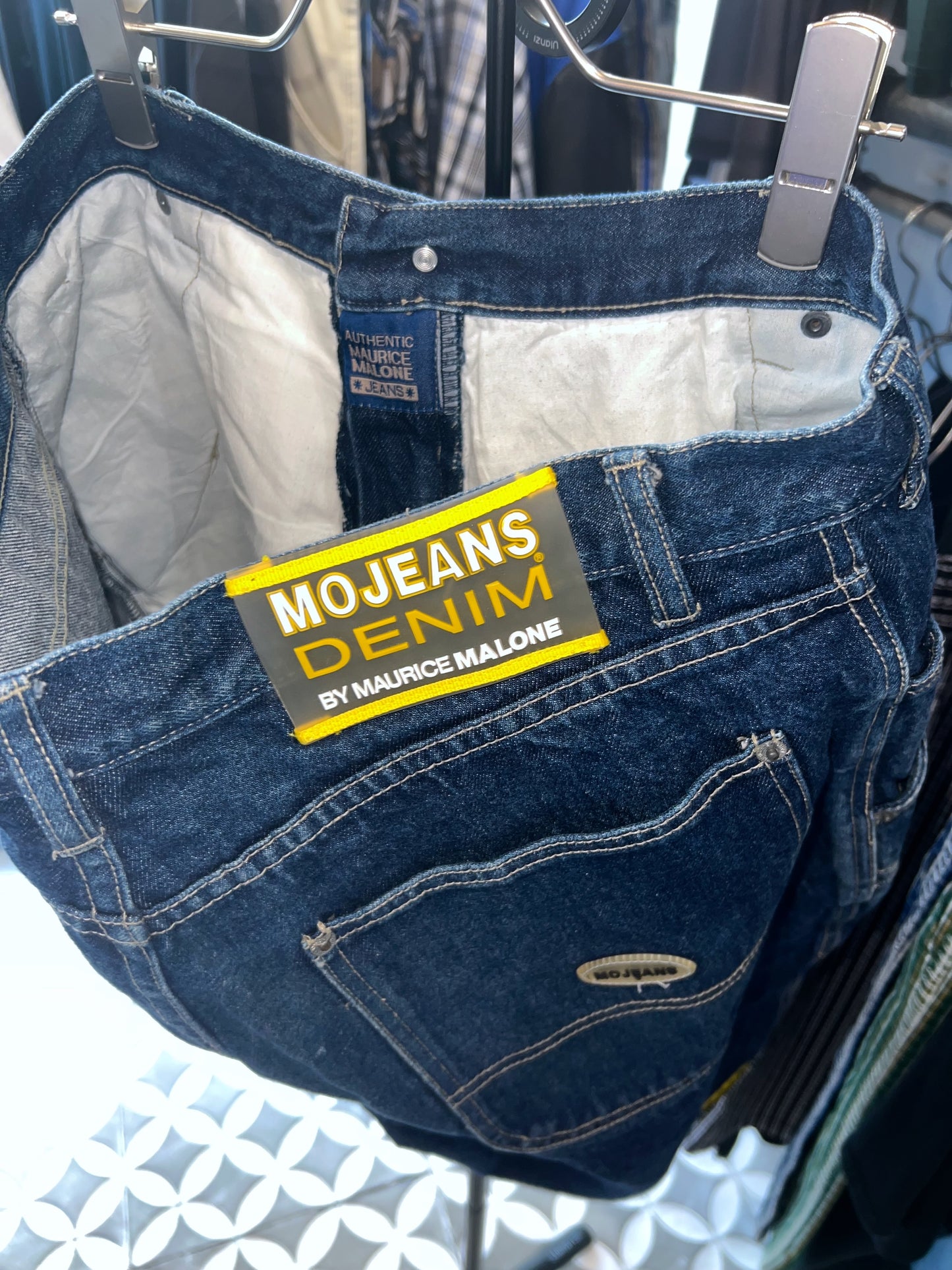 Maurice Malone Wide Denim Shorts