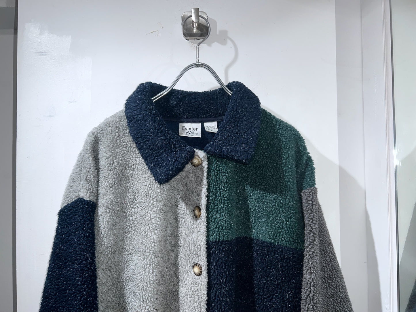 Vintage Boa Colorblock Jacket