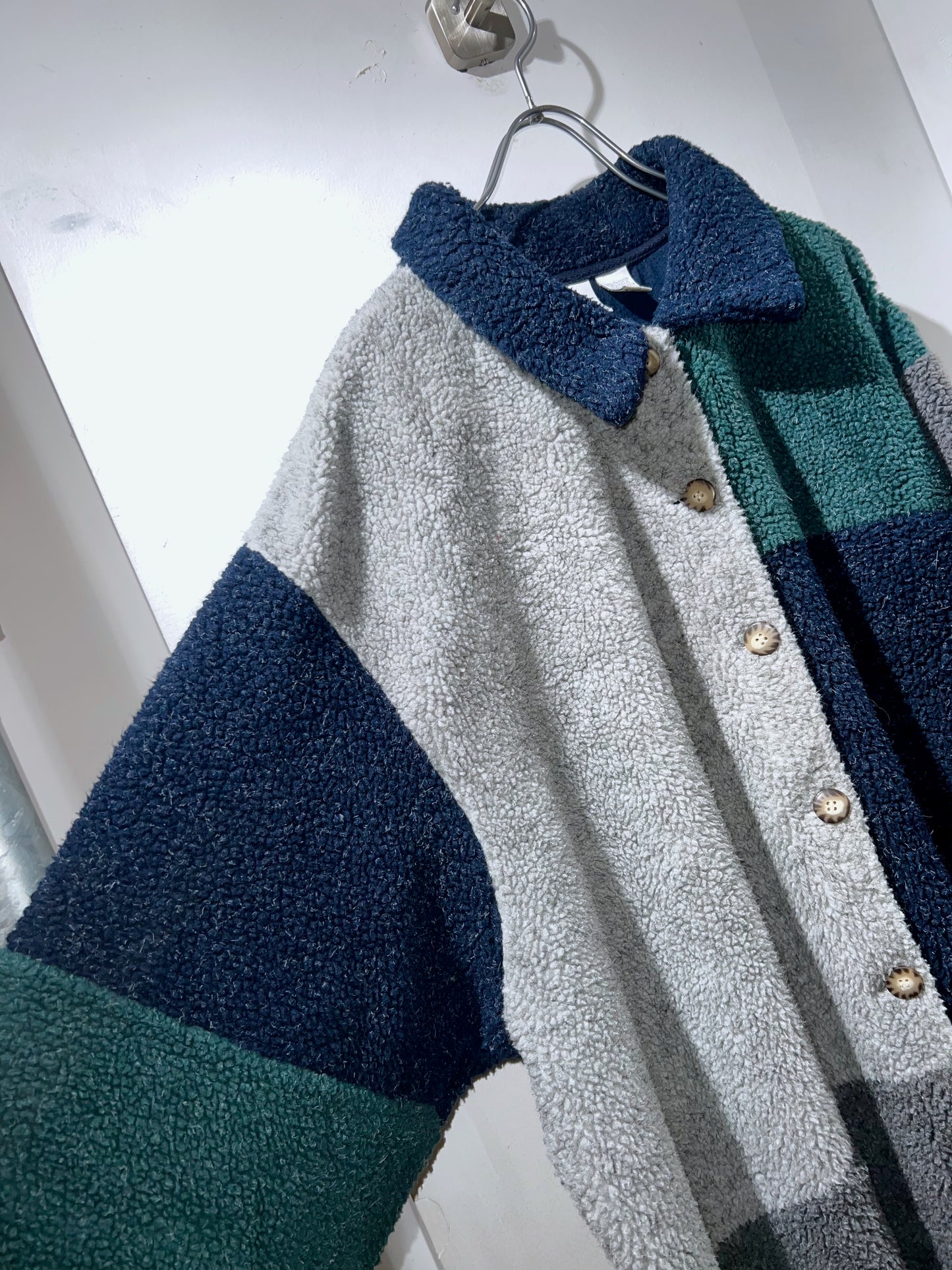 Vintage Boa Colorblock Jacket