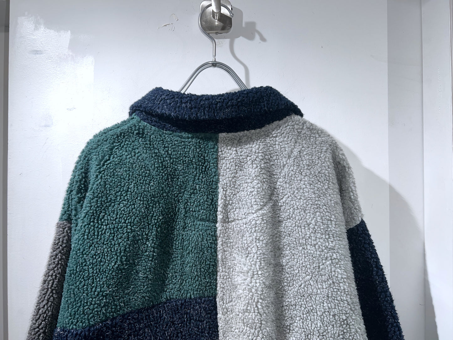 Vintage Boa Colorblock Jacket