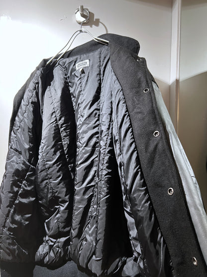 Vintage Melton Leather Anthem Jacket