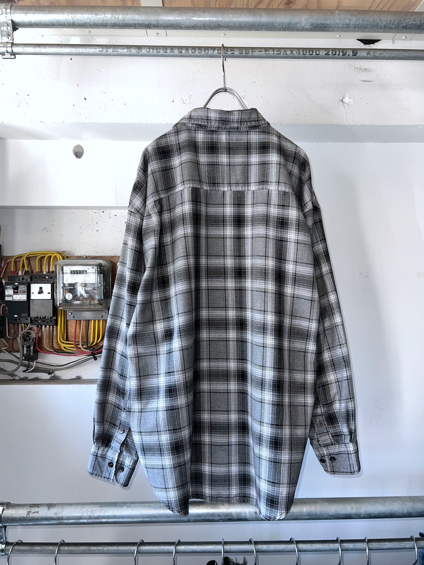 Robert Stock Rayon mix Plaid Shirt