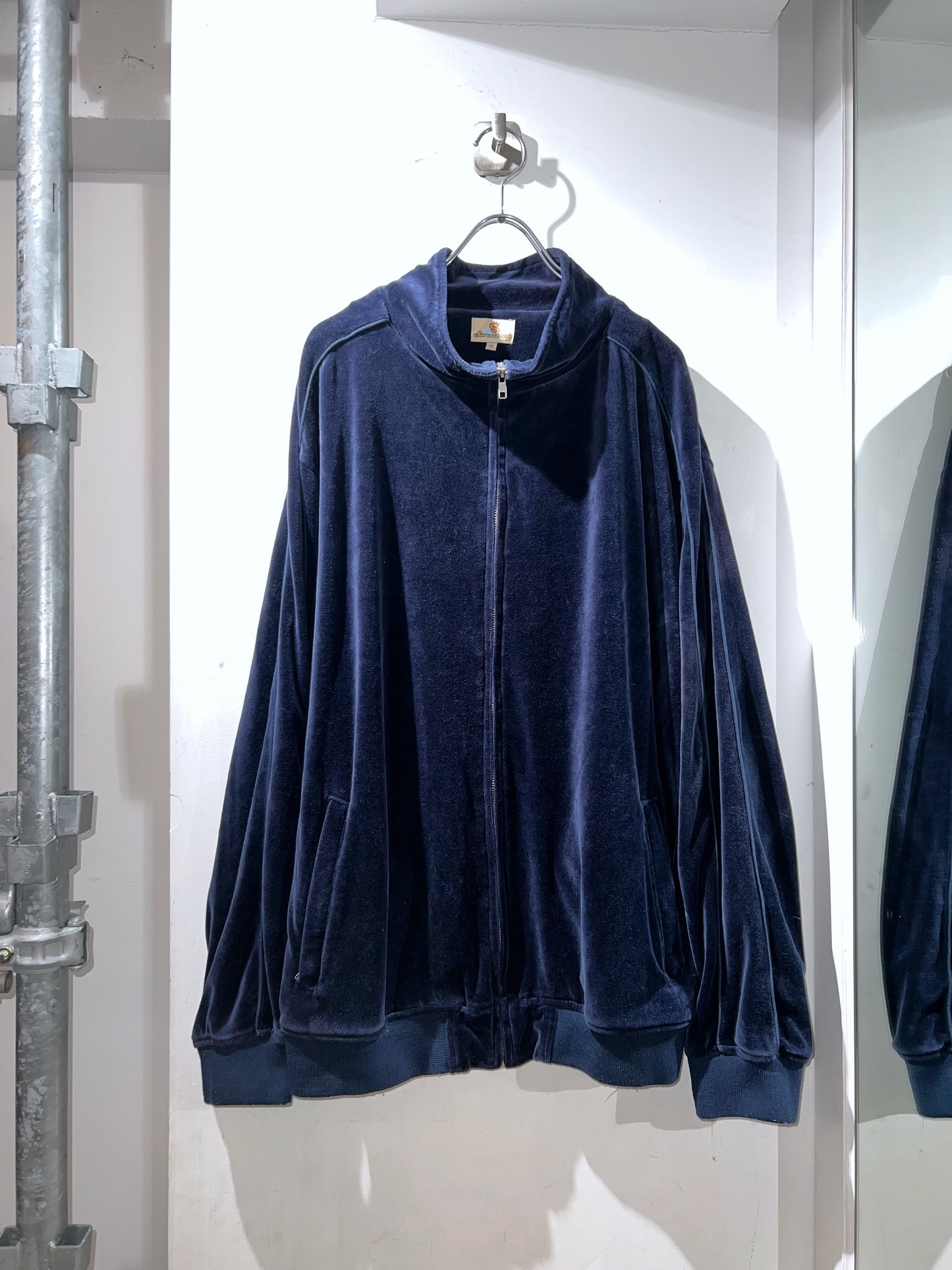 00's Oversized Velour Track Jacket