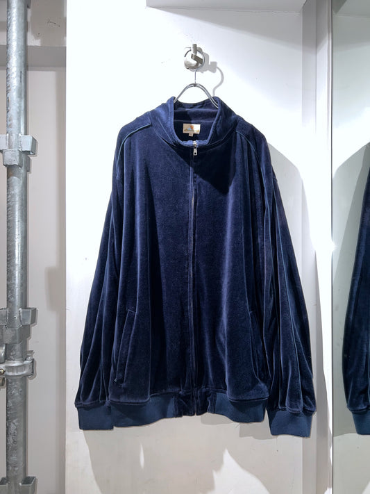 00's Oversized Velour Track Jacket