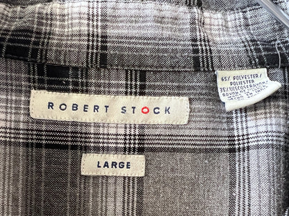 Robert Stock Rayon mix Plaid Shirt