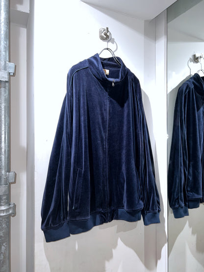 00's Oversized Velour Track Jacket