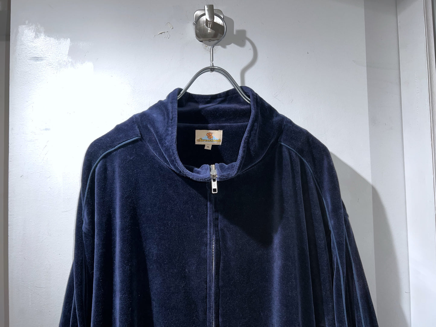 00's Oversized Velour Track Jacket