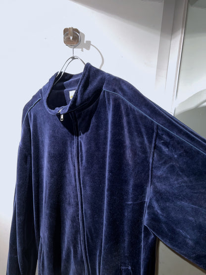 00's Oversized Velour Track Jacket