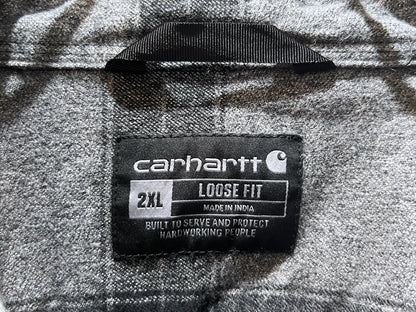 Carhartt Plus-sized Heavy Weight Plaid Shirt