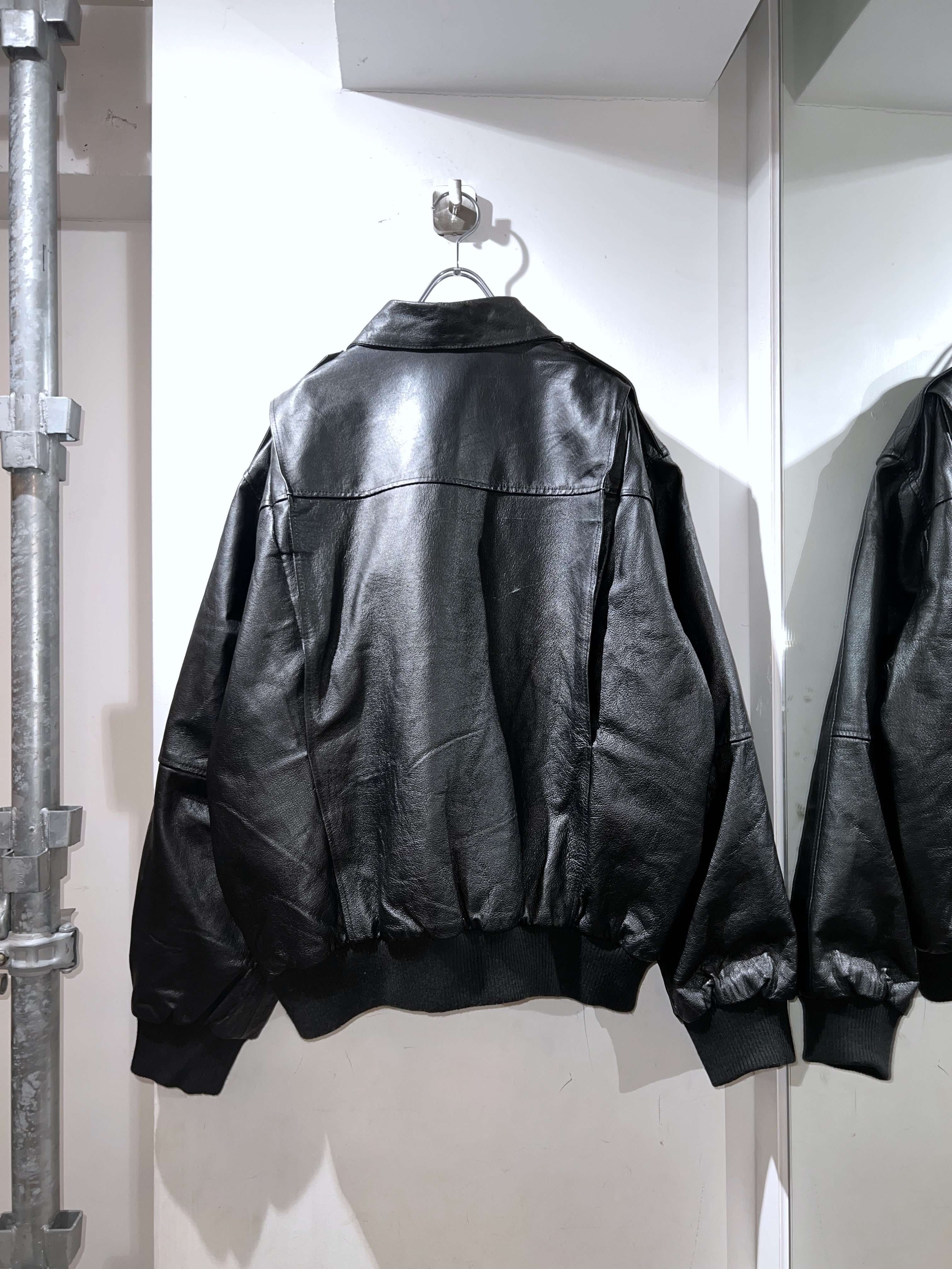 Vintage Burk's Bay Leather Flight Jacket – BUSINESS AS USUAL