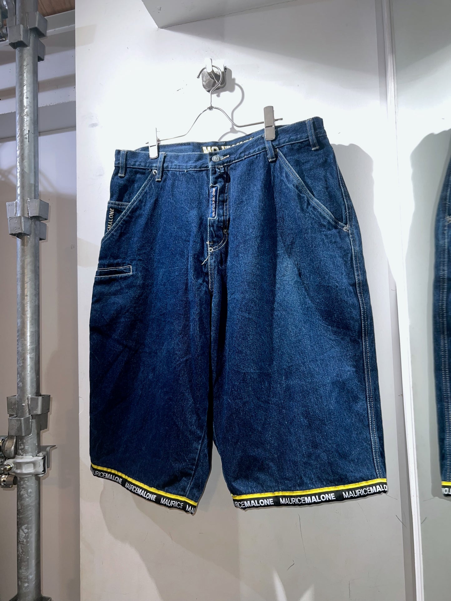 Maurice Malone Wide Denim Shorts