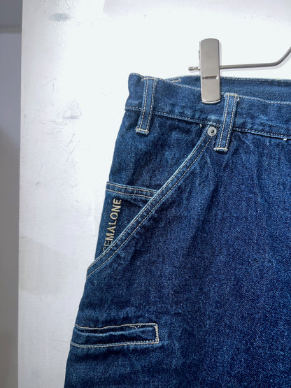 Maurice Malone Wide Denim Shorts