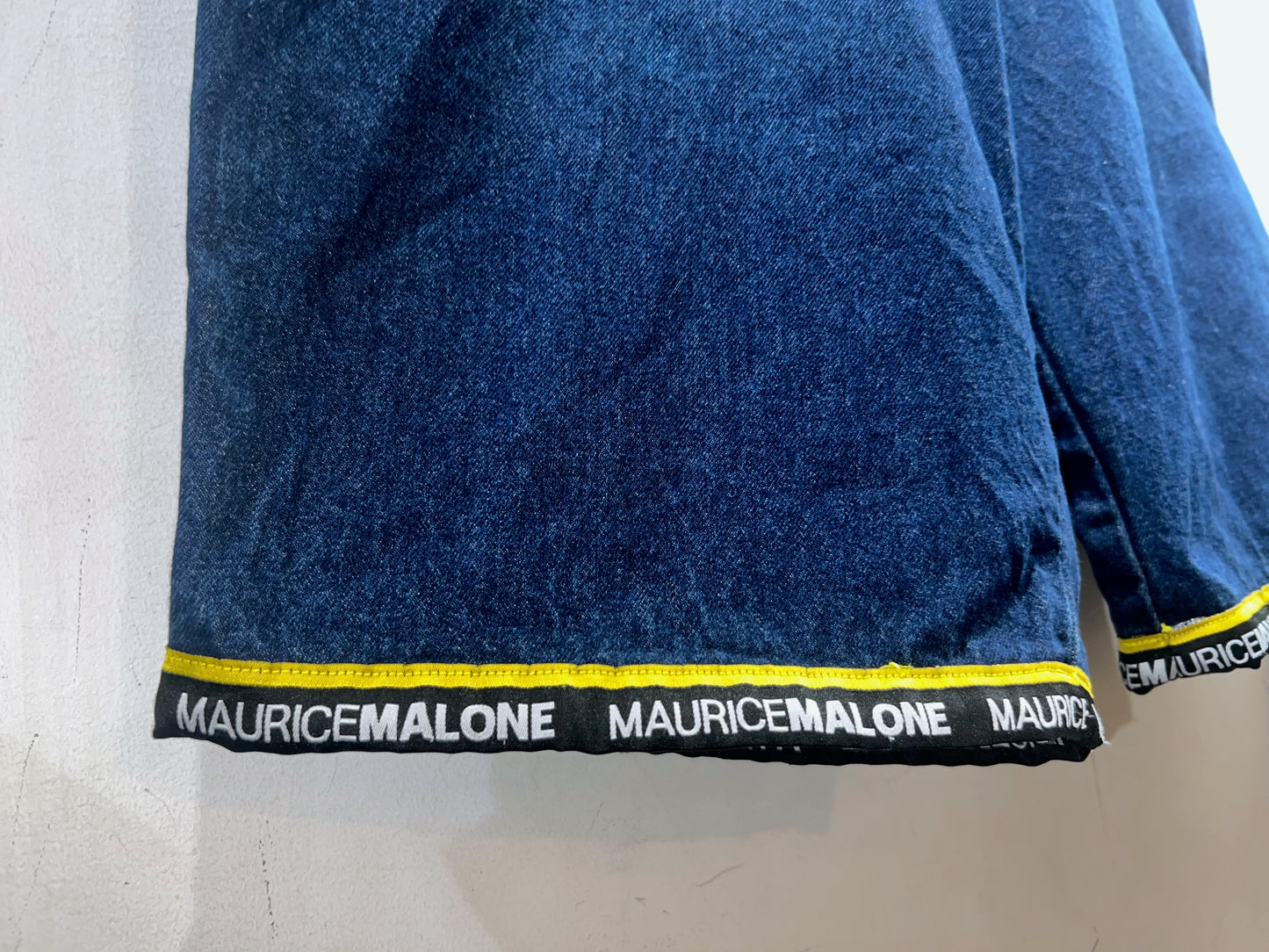 Maurice Malone Wide Denim Shorts