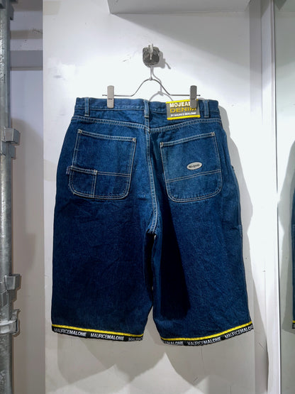 Maurice Malone Wide Denim Shorts