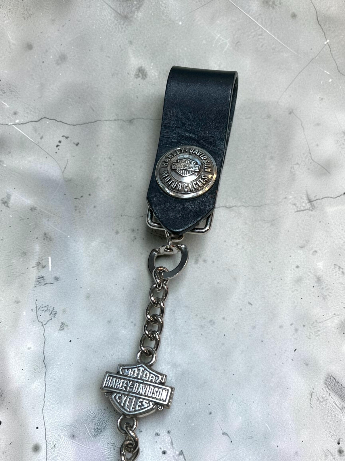 Harley Davidson Leather Chain Wallet