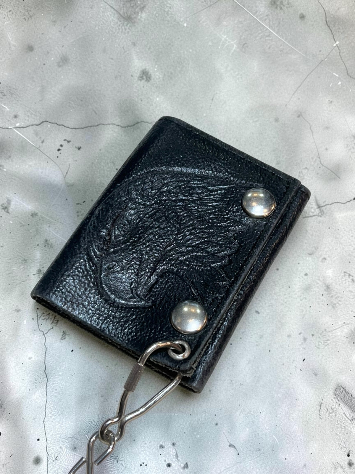 Harley Davidson Leather Chain Wallet