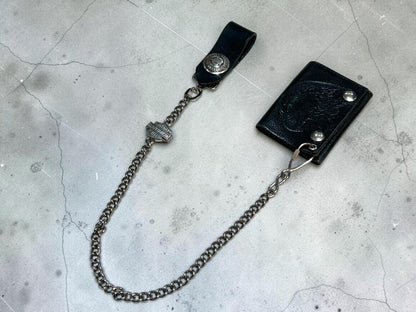 Harley Davidson Leather Chain Wallet