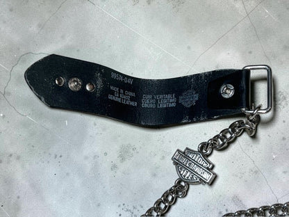 Harley Davidson Leather Chain Wallet