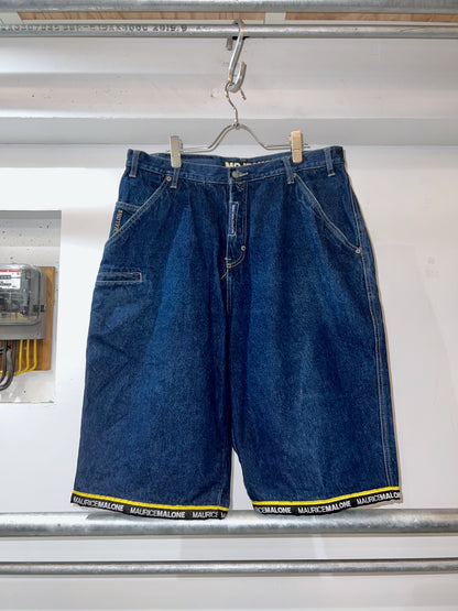 Maurice Malone Wide Denim Shorts