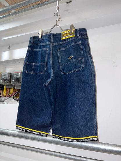 Maurice Malone Wide Denim Shorts