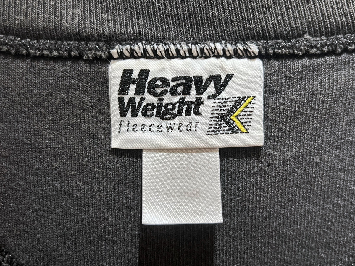Old Sunfaded Black Embroidered Sweatshirt