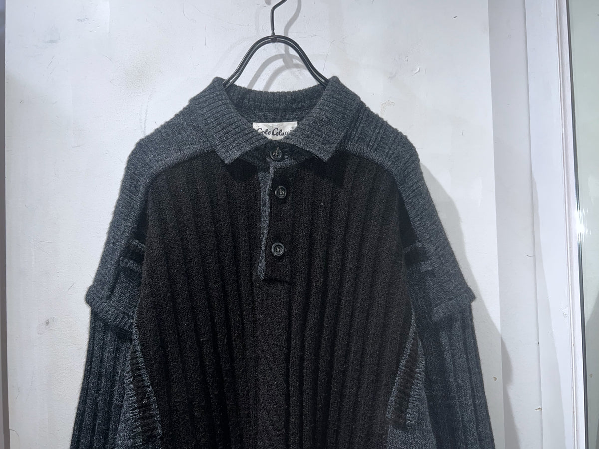 Old Euro Design Knit Polo