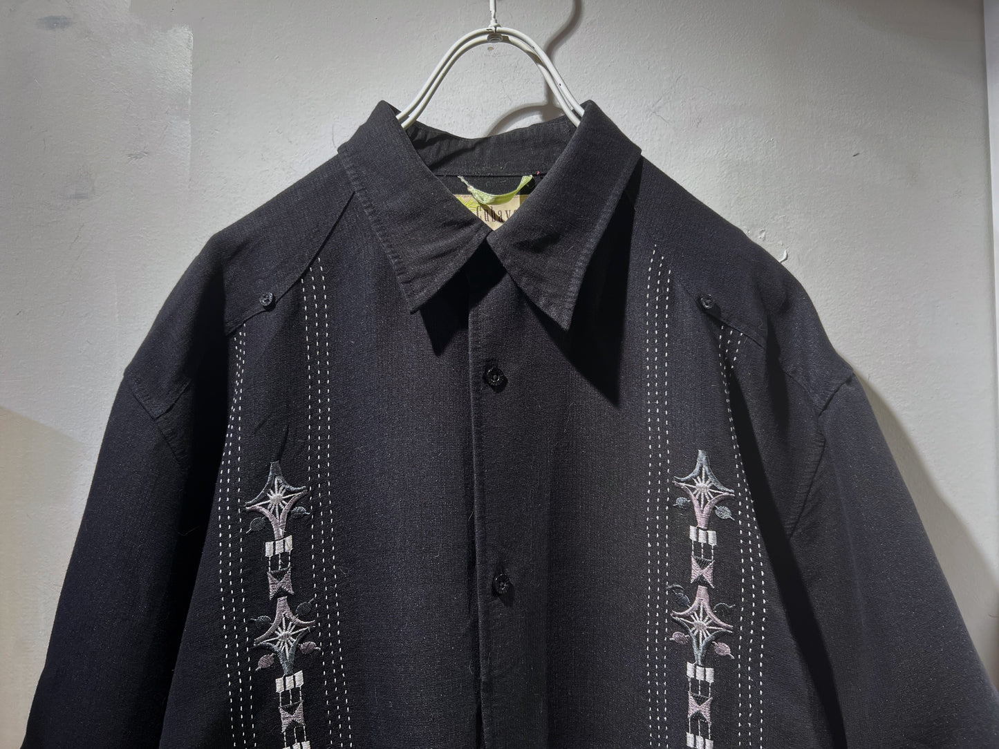 Cubavera Rayom mix Embroidered Cuba Shirt