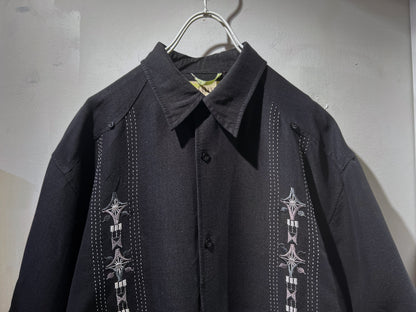 Cubavera Rayom mix Embroidered Cuba Shirt