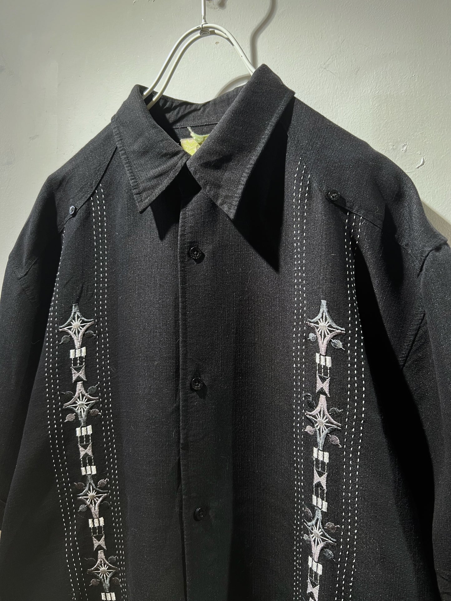Cubavera Rayom mix Embroidered Cuba Shirt