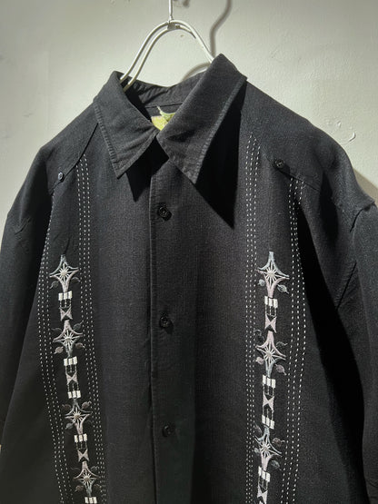 Cubavera Rayom mix Embroidered Cuba Shirt