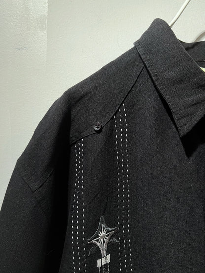 Cubavera Rayom mix Embroidered Cuba Shirt