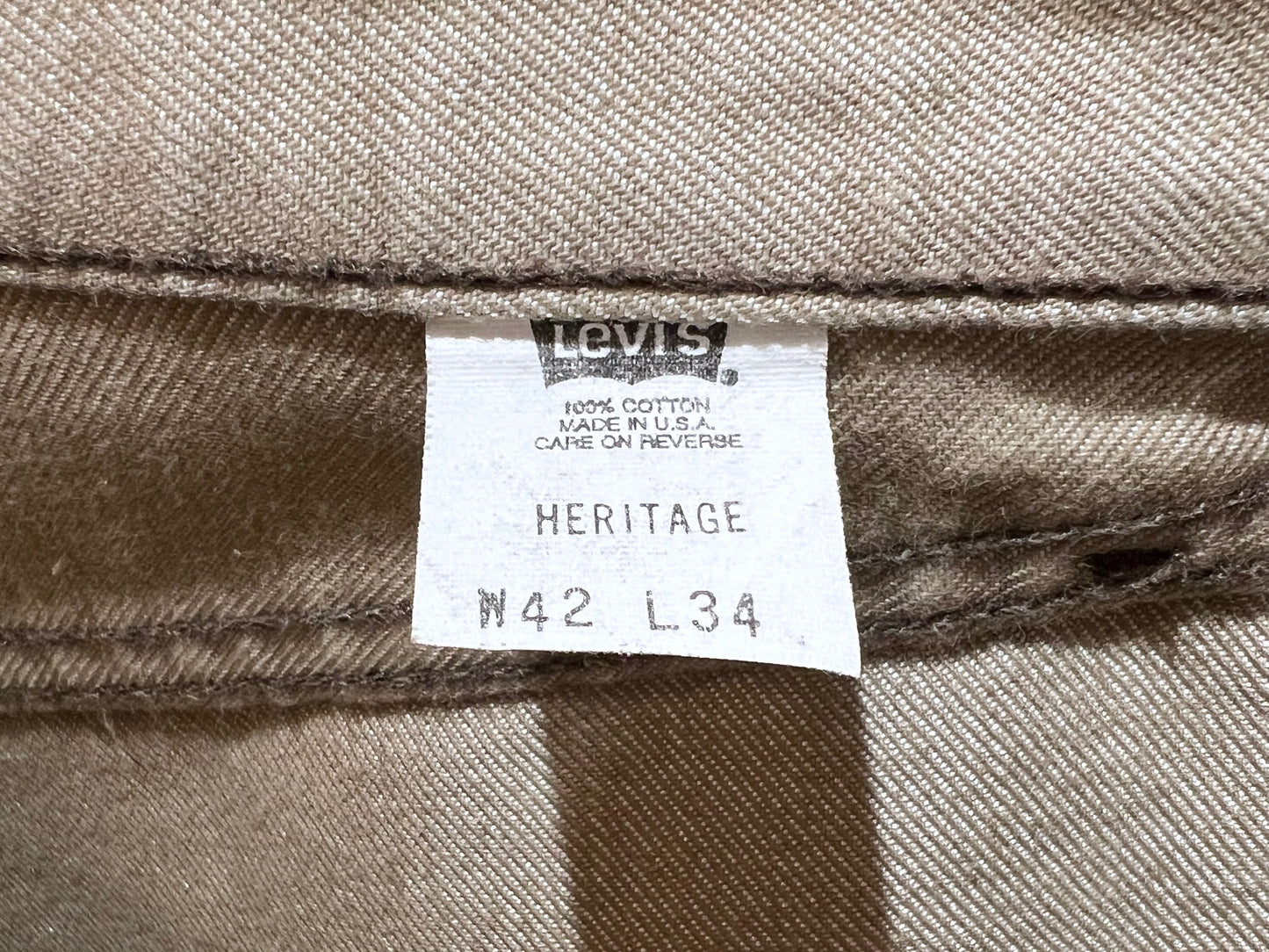 00s Levi's Heritage Twill Baggy Jeans