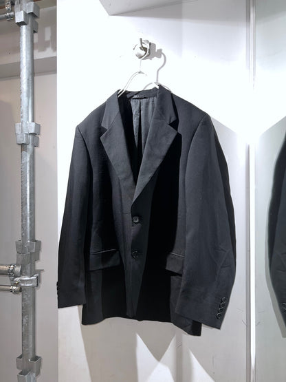 Vintage Black Tailored Jacket Made in Italy