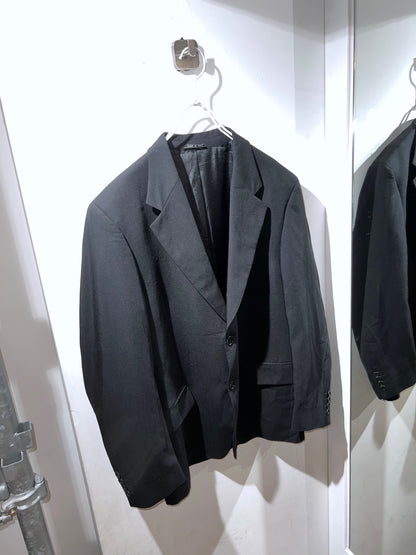 Vintage Black Tailored Jacket Made in Italy