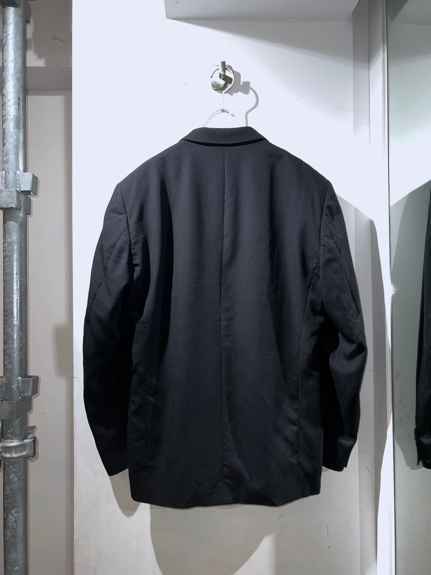 Vintage Black Tailored Jacket Made in Italy