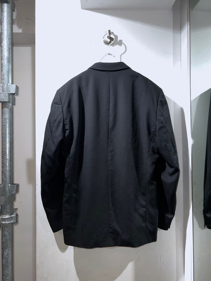 Vintage Black Tailored Jacket Made in Italy