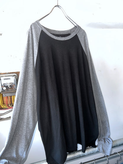 Hanes X-Temp Oversized Raglan Longsleeve Tee