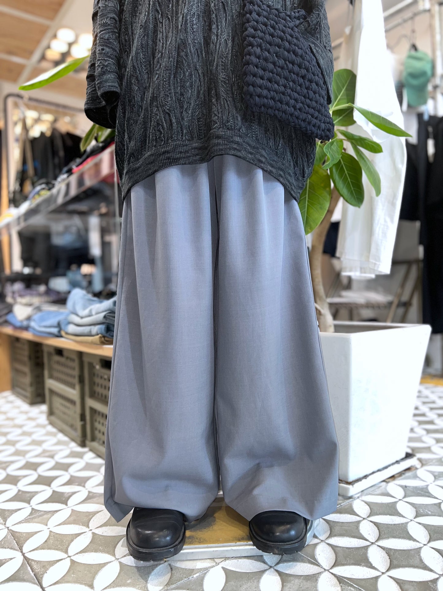 NoBo Barrel Leg Drape Easy Trousers
