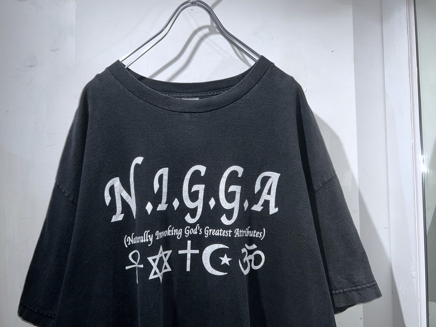 Old N.I.G.G.A Acronym Printed Tee