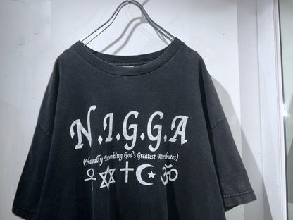 Old N.I.G.G.A Acronym Printed Tee