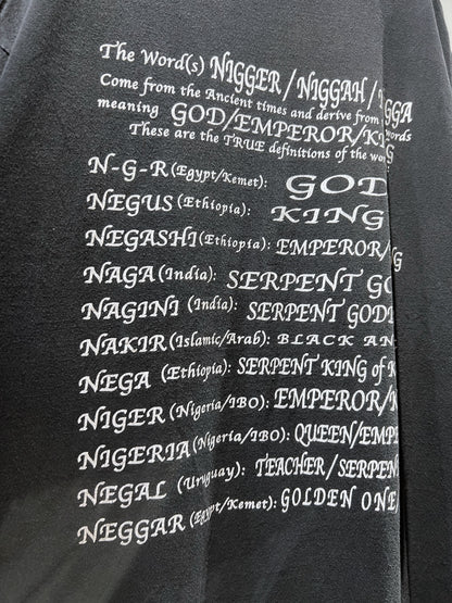 Old N.I.G.G.A Acronym Printed Tee