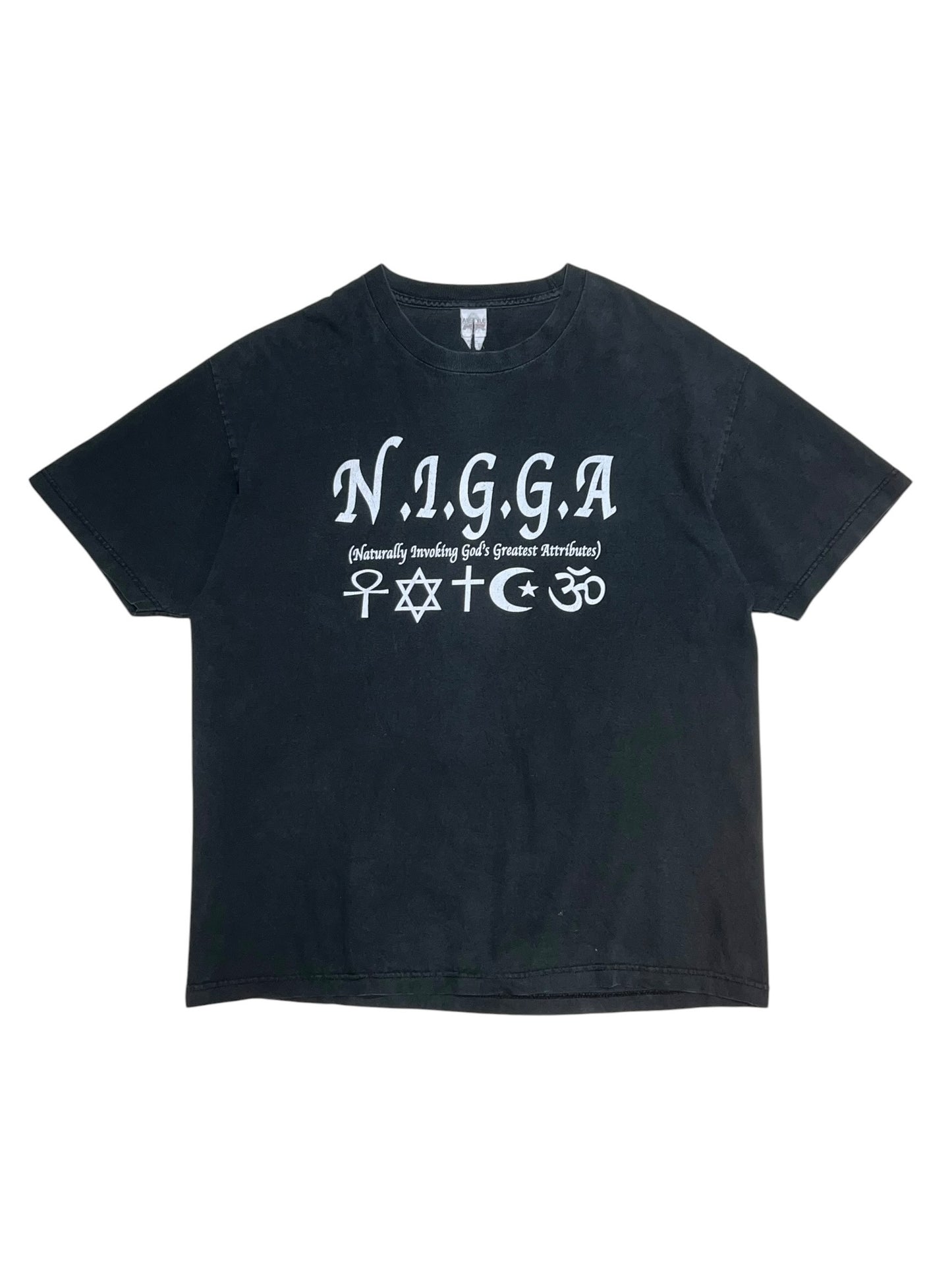 Old N.I.G.G.A Acronym Printed Tee
