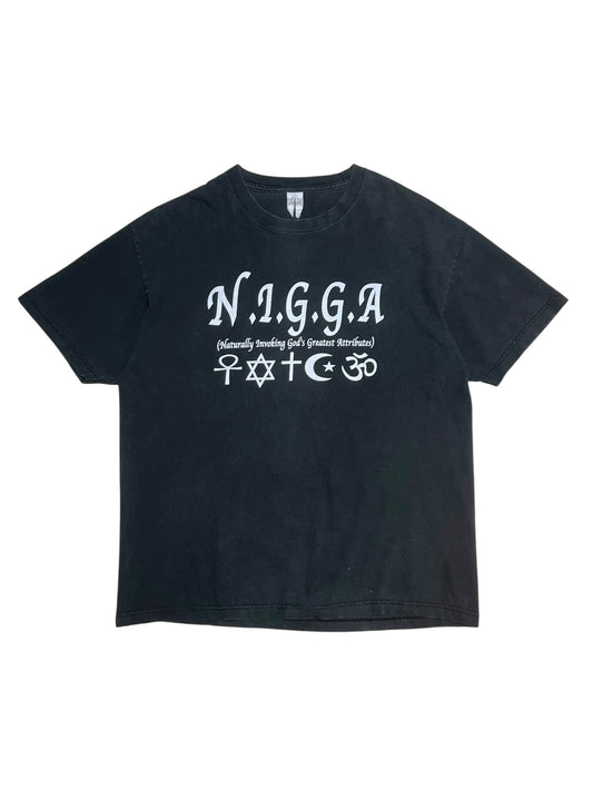 Old N.I.G.G.A Acronym Printed Tee