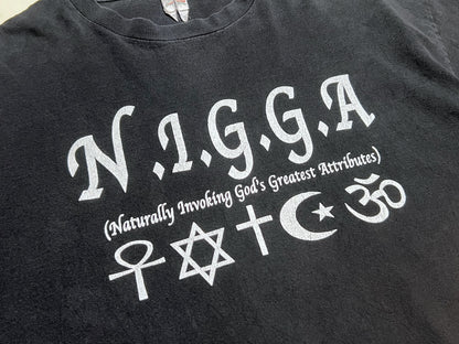Old N.I.G.G.A Acronym Printed Tee
