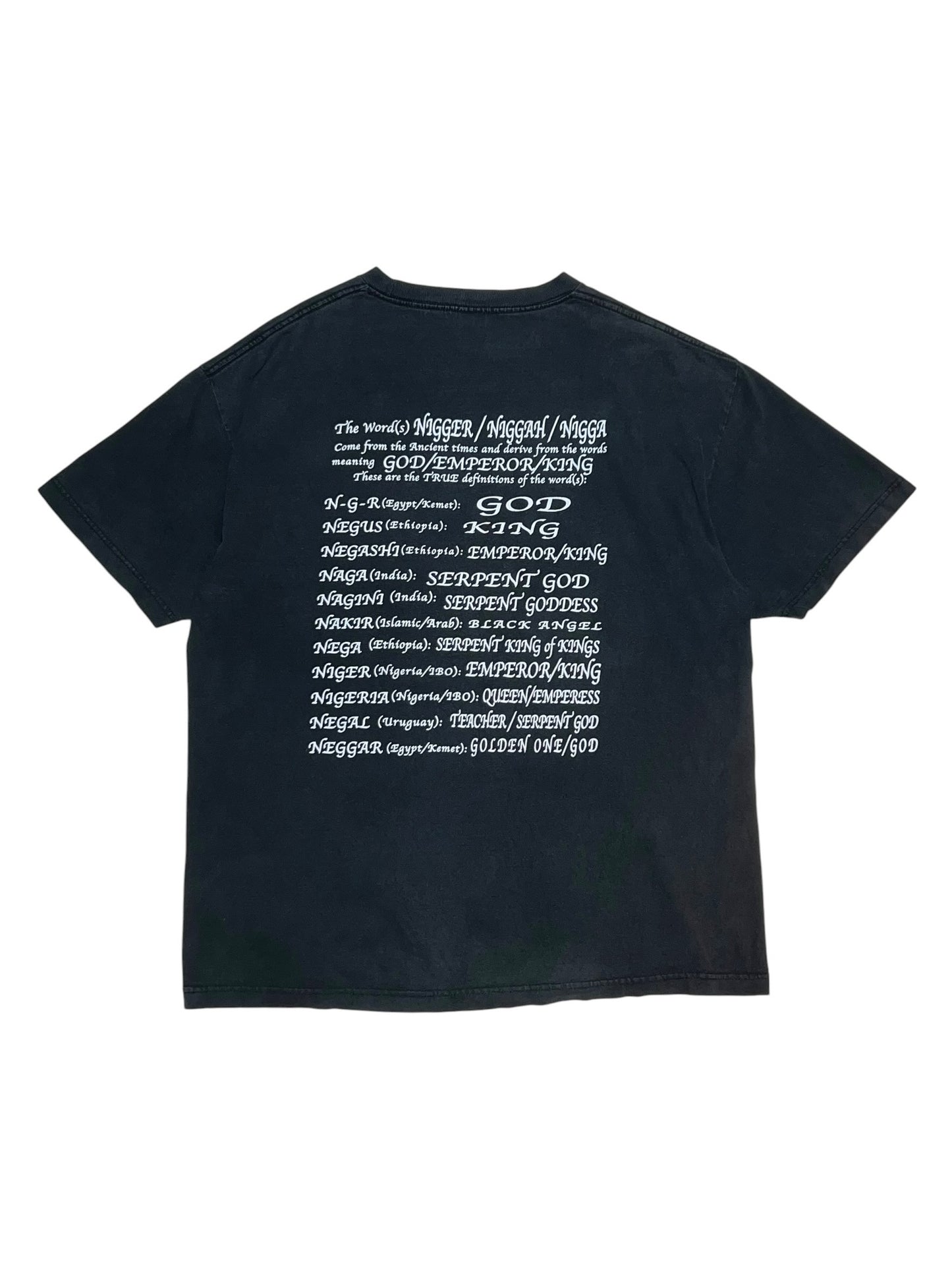 Old N.I.G.G.A Acronym Printed Tee