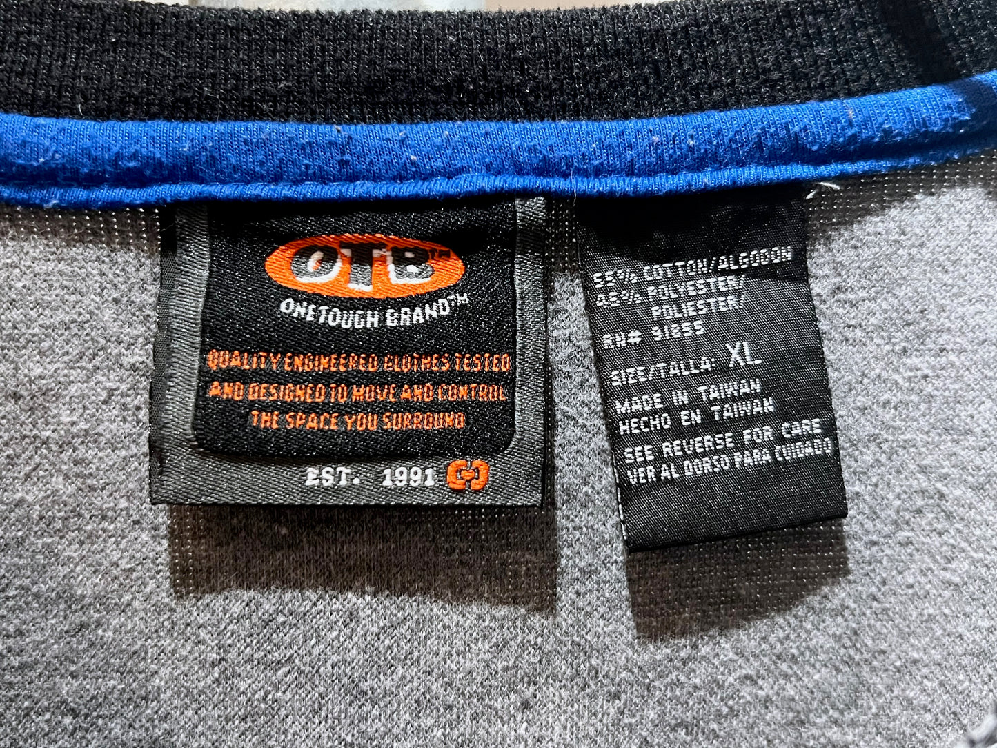 90s Vintage OTB One Tough Brand Skatewear Long Sleeve Shirt