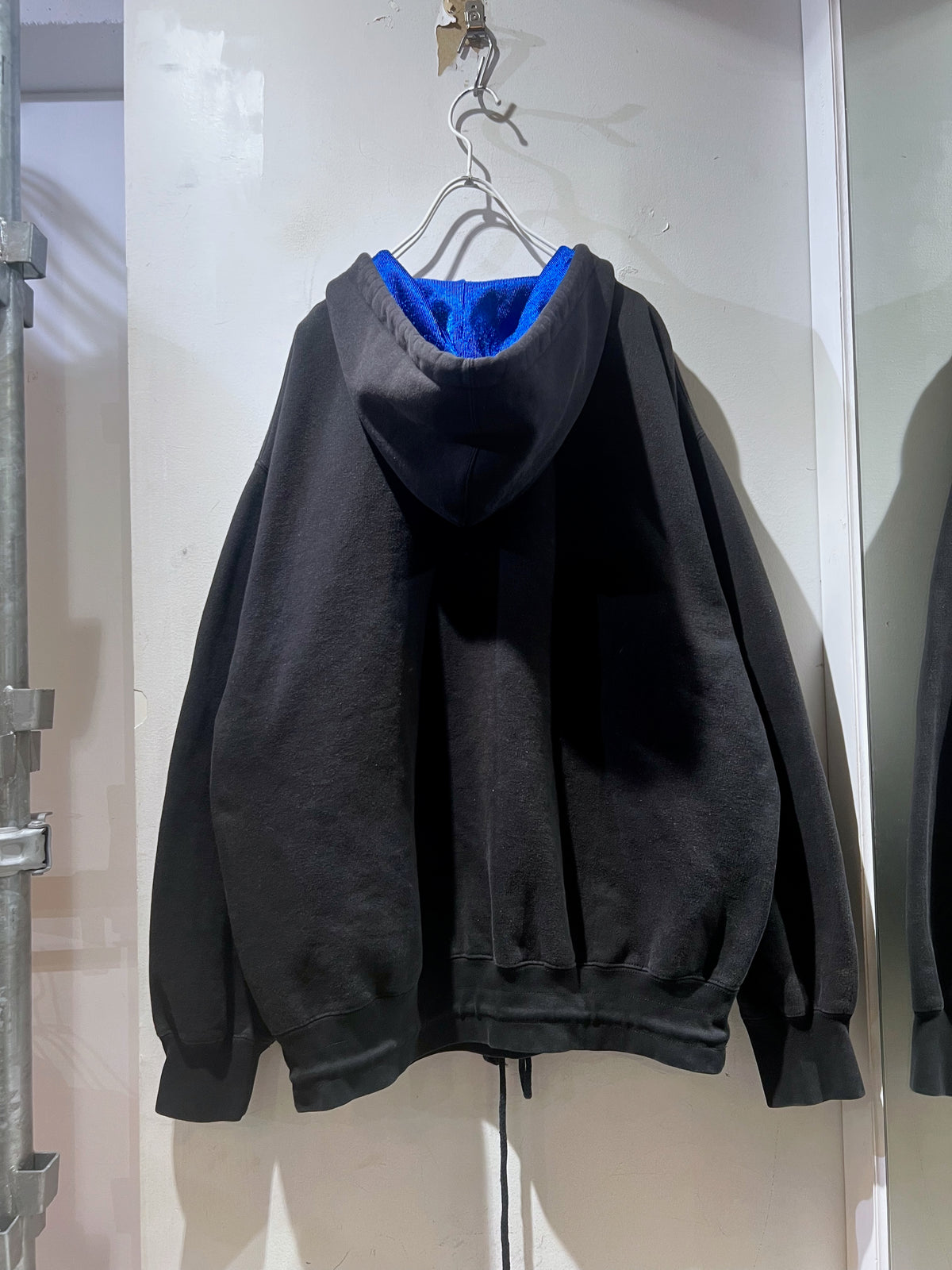 90s bigtime 1/4 Zip Boxy Hoodie