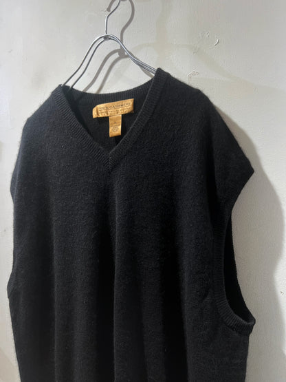 Black Cashmere Vest