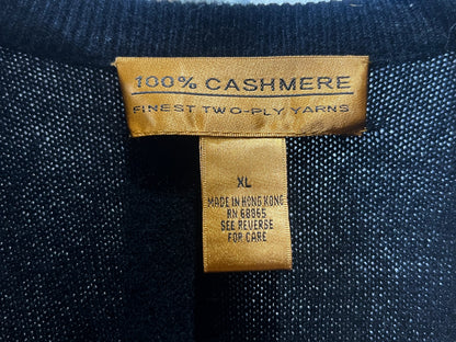 Black Cashmere Vest
